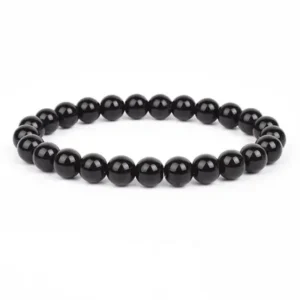 bracelet obsidienne noire