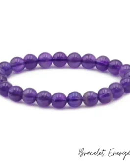 Bracelet Améthyste 8mm