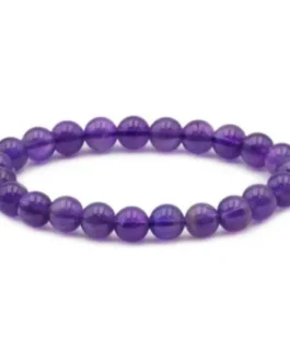 Bracelet Améthyste Pierre naturelle 8mm Qualité AAA