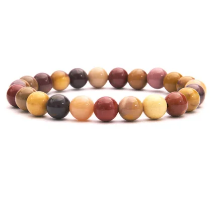 bracelet jaspe mokaïte
