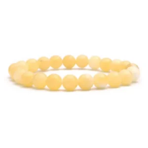 Bracelet calcite orange